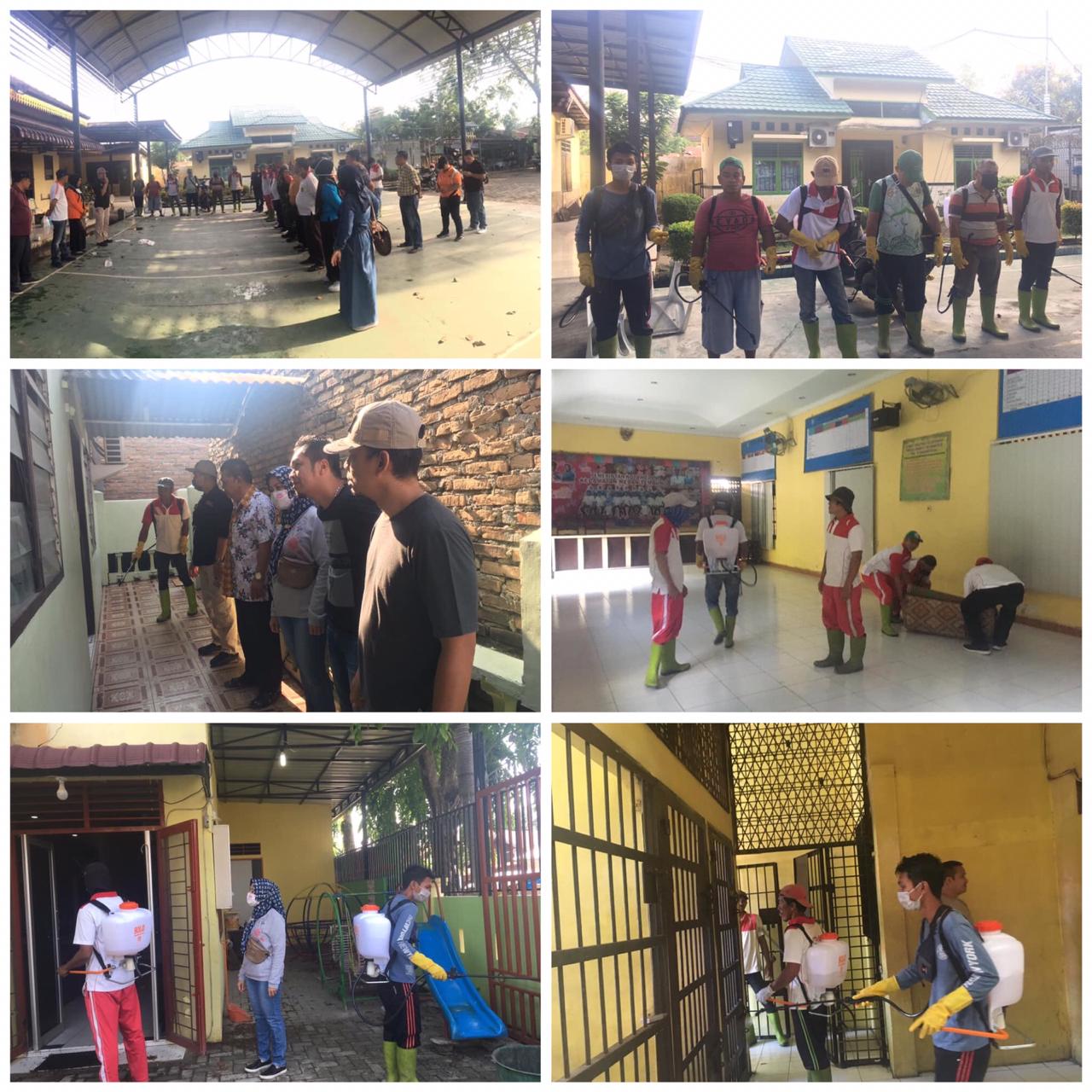 Penyemprotan Disinfektan Kecamatan Medan Tembung 